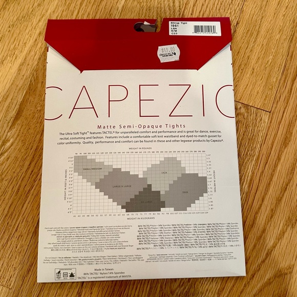 Capezio stir up tight -new and unopened - Picture 3 of 4